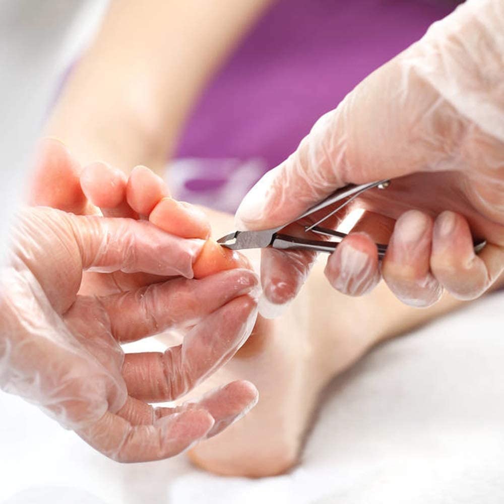 Juego de manicura y pedicura, kit profesional para el cuidado de los pies, 12 unids/lote, juego de manicura profesional con estuche, cortauñas de acero inoxidable, cortador, recortadora, tijera, kit