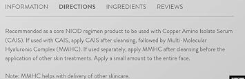 NIOD Multi-Molecular Hyaluronic Complex - 1 Oz