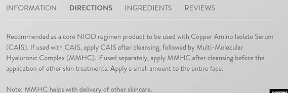 NIOD Multi-Molecular Hyaluronic Complex - 1 Oz