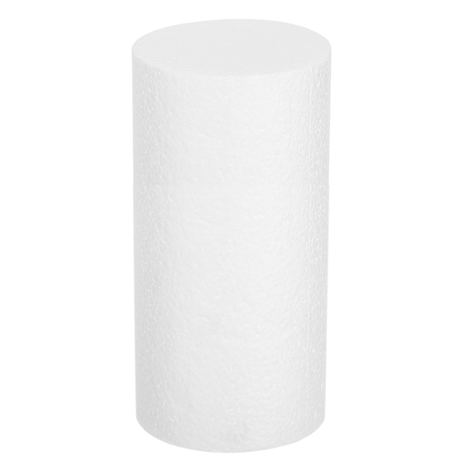 sourcing map Round Foam Cake Dummy, 4"x 8" White Fake Cake Circles Dummies Decorating Display for Wedding Birthday Party Cakes Decoration Crafts and Window Displays