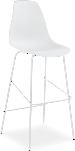 Miniatura 115 de Ashley Signature Design - Taburete de bar tapizado Negro -,Marrón,Gris,Two Toned,Marrón tapizado,Blanco