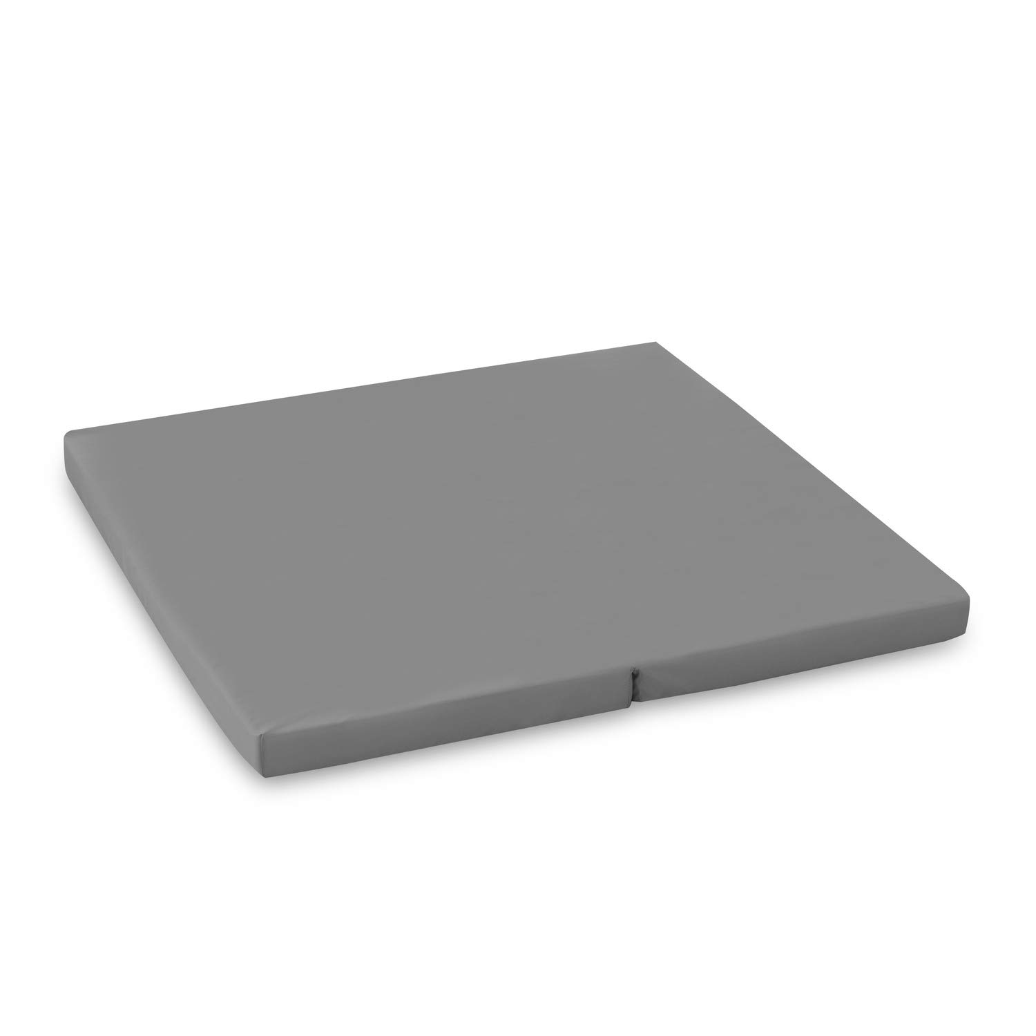 hauck Sleeper SQ Materassino Per Lettino Da Viaggio Quadrato - Materassino Pieghevole in Schiuma 90x90 cm, Spessore 5 cm - Tappeto Gioco Neonato con Borsa di Trasporto Inclusa - Grigio