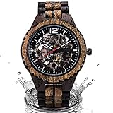 [Herren-Frauen-GESCHENK-Uhr] Die Uhr ist in einer luxuriösen Geschenkbox aus Bambus und Holz verpackt. Es ist eine großartige Wahl für Geschenke an Verwandte und Freunde, Väter und Mütter, Ehemänner und Ehefrauen; Natürlich ist es auch eine gute Wahl für Sie selbst. Ob Weihnachten, Geburtstag, Abschluss, Hochzeitstag, etc. oder normalerweise