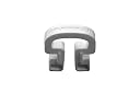 Kwik Goal Kwik Lock Net Clips (100-Pack), White gallery image