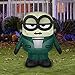 Gemmy Airblown Monster Minion FrankenBob Universal, 3 ft Tall, Multi