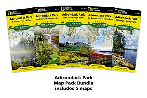 Adirondack Park [Map Pack Bundle] (National Geographic Trails Illustrated Map) #TOP2