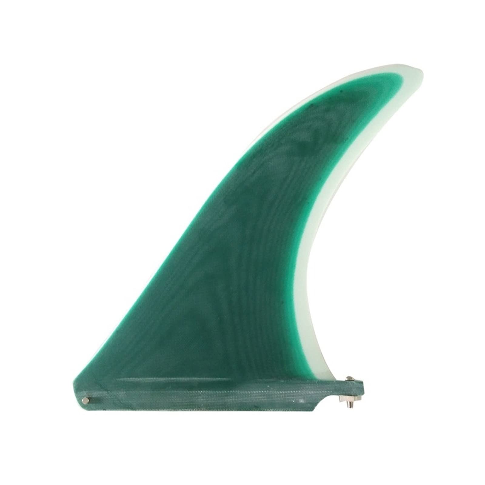 Surf Longboard Fins 10.25 Length Fin Green Color Surfboard for Paddle Board