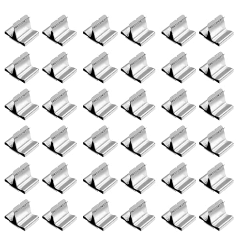 Jiozermi 100 Pcs Stainless Steel Metal Base Anchor Holders, Wood Candle Wick Base Clips for DIY Candle Making