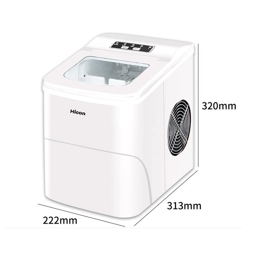 RJJ Fabricante de Hielo pequeño Mini Mini Mini Mini Retro Redondo de Hielo Fabricante de Cubos de Hielo (Color : Picture Color)