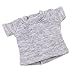 perfeclan Accesorio de Traje de Camiseta 1/6 Hecho a Mano para Muñeca Blythe Azone Licca de 12 Pulgadas - Gris