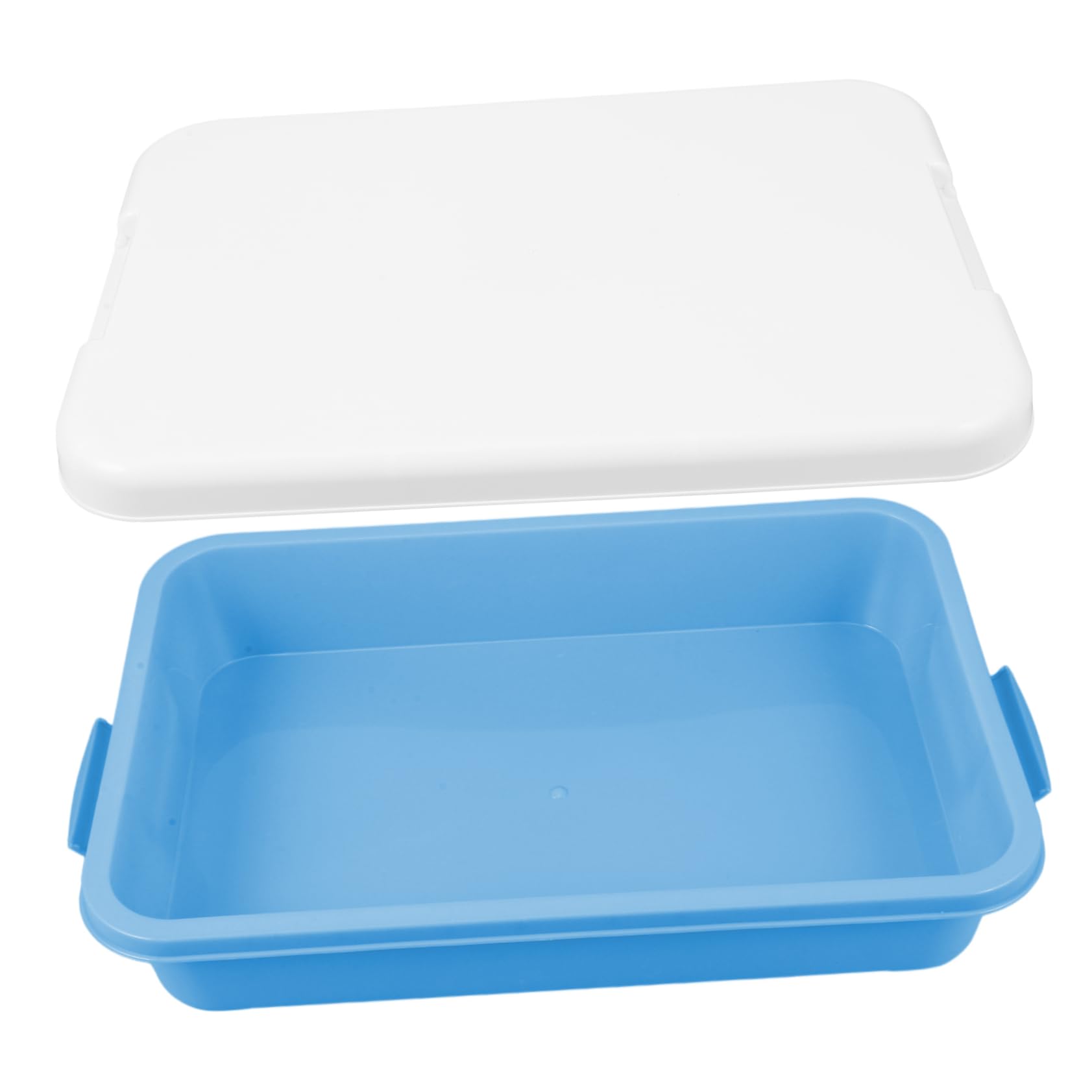 CORHAD Tray Lid Portable Sandbox Boys and Girls Beach Toys Plastic Large Capacity Break-Resistant Multi-use Storage Box for Outdoor Play