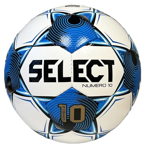 Select Numero 10 Soccer Ball White/Blue/Black V25 Size 5