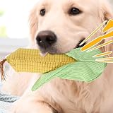 Chaies Kauspielzeug Für Hunde - Plüsch-Kauspielzeug Maiskolben Für Hunde - Multifunktionelles Interaktives Spielzeug Gegen Langeweile Bei Hunden Und Welpen