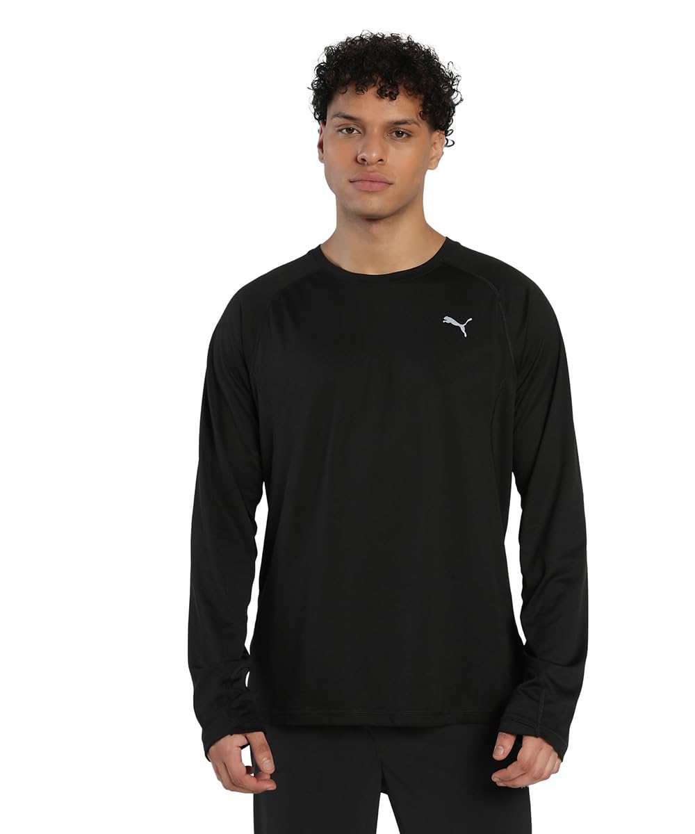 PUMA M Run Velocity Long Sleeve (Poly) Puma Black