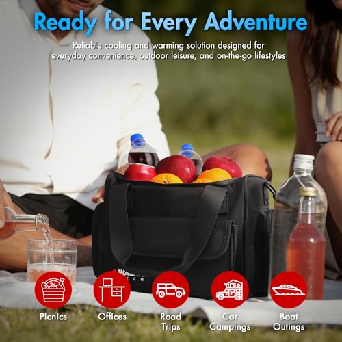 Wagan EL6234 14L Electric Cooler Warmer Bag Portable Thermoelectric Cooler by Wagan - Used condition - Image 9