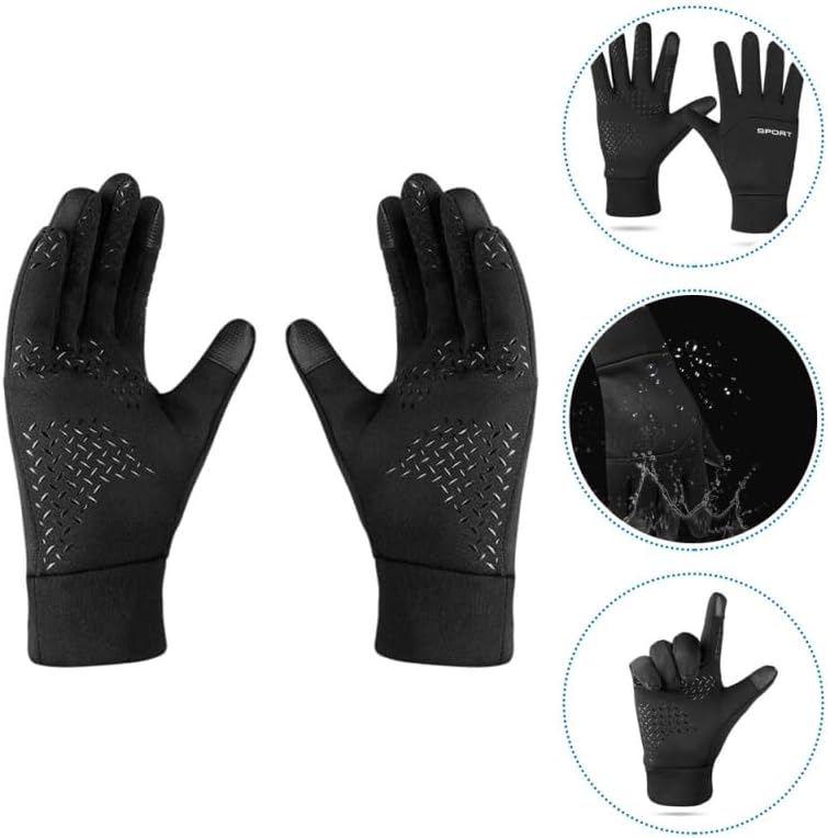 Baluue Touchscreen Winter Gloves for Men Women, Non-Slip Warmth Gloves for Winter Sports Riding Cycling Hiking Driving Touch Screen - Image 5
