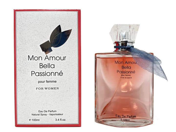 Tokuyo Mon Amour Bella Passione for Women Perfume Eau de Parfum Natural Spray Elegant Scent Fragrance for all Skin Types 3.3 Fluid Ounce