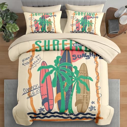 LINGYESO Comforter Set Twin Size 5Pcs for Kids and Adults,
