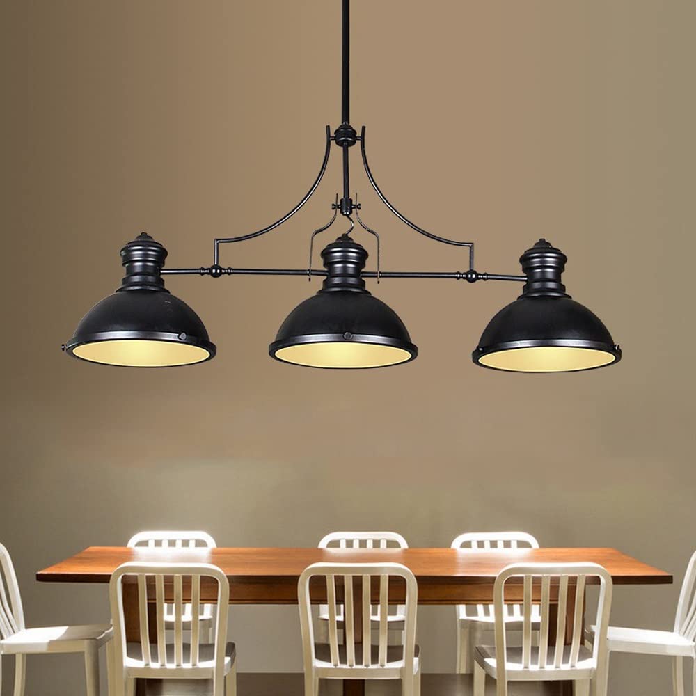 Przemysłowa lampa wisząca z 3 światłami