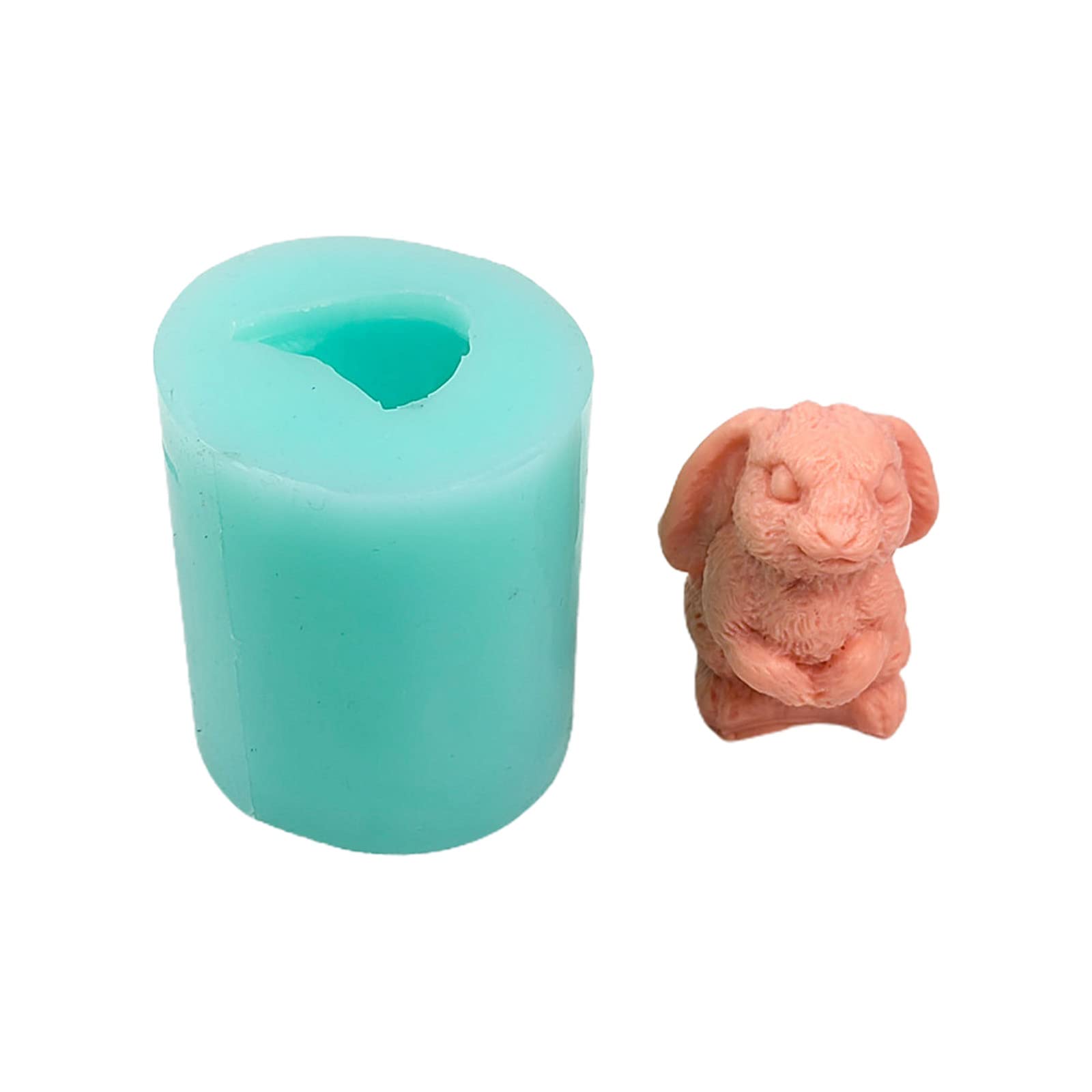 Jazuaiao 3D Silicone Mold Easter Resin Soap Making Craft Chocolate Cake Decorating Tool Silicone Molds for Making