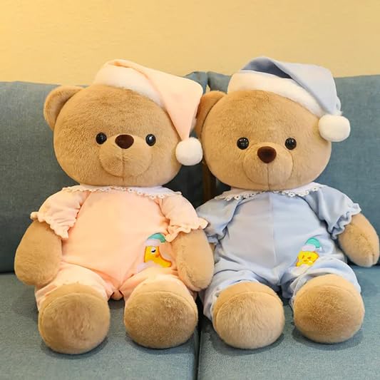 Image of SCOOBA Night Accompany Bear Soft Toy 35 cm (Pink Bear)