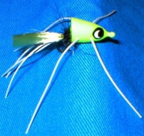 Gaines GPB2555RL-8 Sneaky Pete Popper Hard Bait Fishing Lure, Green Finish