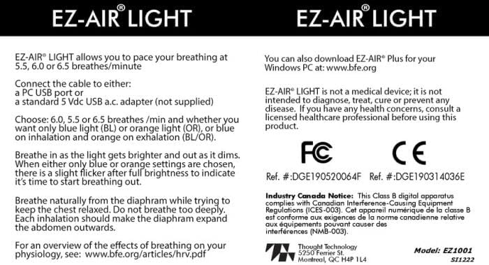 Vista 3 de EZ-Air Light Breathing Pacer