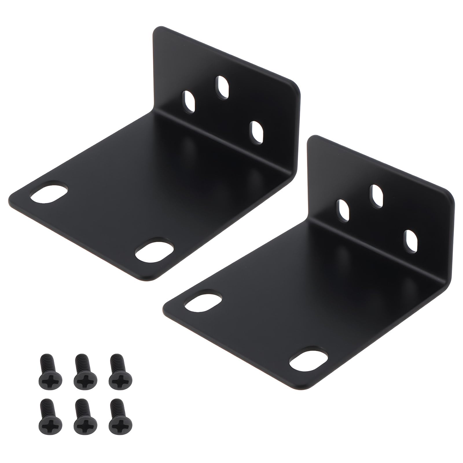 Briny River 2Pcs Adjustable Rack Mounts Compatible with Hikvision 190157623 76 Series Switches Compatible with HiWatch DVR NVR