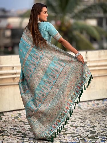 Panzora kashmiri silk saree – image 3