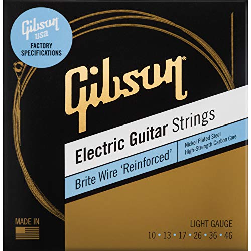Brite Wire 'Reinforced' Electric Guitar Strings (Light)