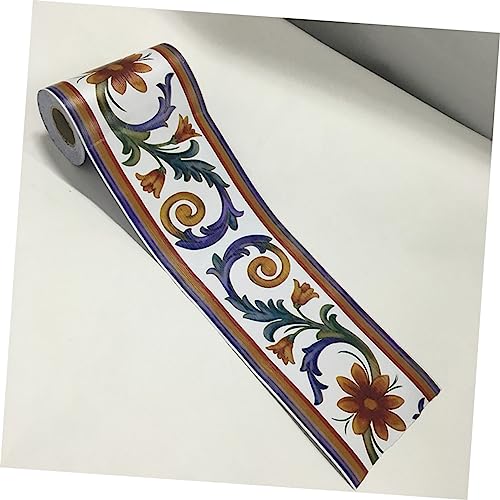 COOLHIYA Borda De Papel De Parede Em Pvc Backsplash Adesivo De Azulejos Adesivo De Borda De Papel De