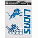 WinCraft NFL デトロイト・ライオンズ デカール 多目的ファン 3パック チームカラー ワンサイズ