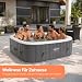 Arebos Spa Whirlpool 2400W | In-Outdoor Pool | für 6 Personen 185x185cm