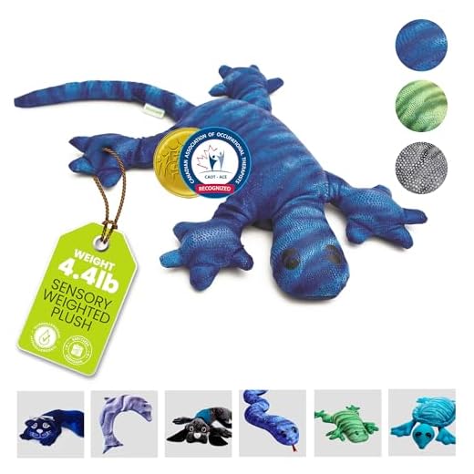 Manimo Lizard Weighted Animal, 2kg, Blue