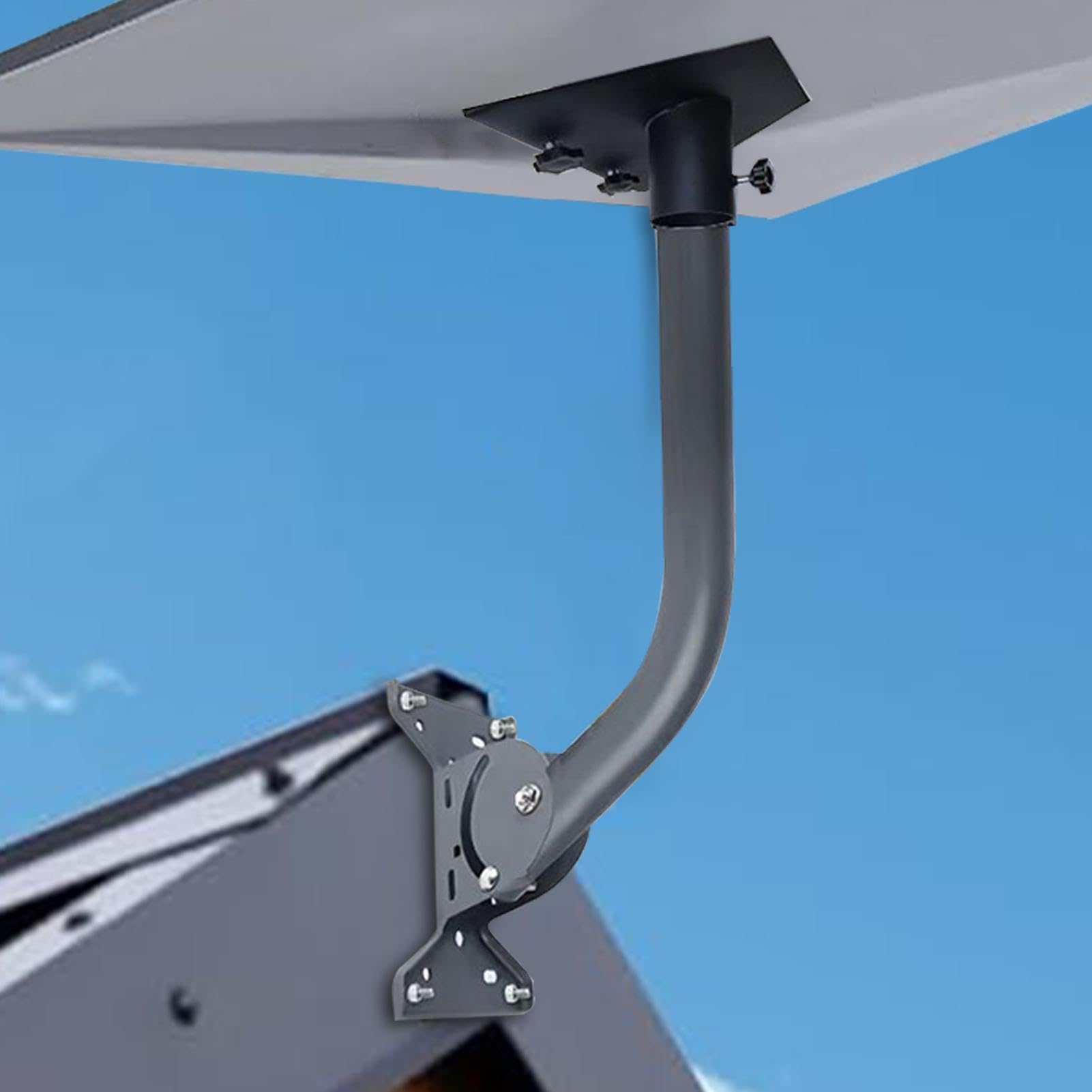 Supporto Regolabile per Antenna Televisiva Design A Parete Realizzato In