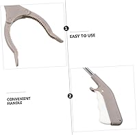 Vista 6 de Baluue Abrazadera de basura, pinza de basura larga, accesorios sanitarios, herramienta de alcance, 1 ud