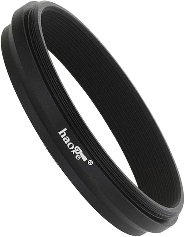 Haoge Lens Filter Adapter Ring for Fujifilm Fuji FinePix X70 X100 X100S X100T X100F Camera fit 49mm UV CPL ND Filter Lens Cap Replace Fujifilm AR-X100 Black