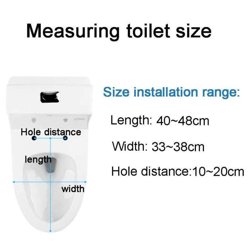 Resina Addensata Sedile WC, Bellissimi Fiori Copriwater Universale Coperchio WC per Toilette Chiuso,Cerniere A Chiusura Lenta in Acciaio Inossidabile Inox 304,Rilascio Rapido