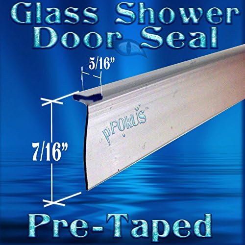 Ds9397 98" long Tall Pre-Taped T-Shape Seal Frameless Glass Shower Door Seal, Wipe, Sweep - 98" Length - Over $50!!!