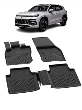 Sahler Volkswagen Tayron (2024+) ile Uyumlu 4.5D Premium Havuzlu Oto Paspas