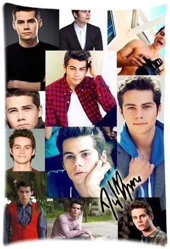 Generic Cotton & Polyester Pillowcase Soft Pillow Cover Dylan O'brien Collage Print Twin Sides 20 by 30 Inch