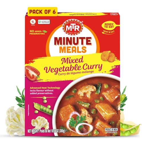 MTR - Minute Meals: Flavorful Mixed Vegetable Curry - Authentic