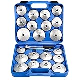 Bicos Oil Filter Wrench Set 23pcs Aluminum Alloy Cup Oil Filter Type Wrench Socket...