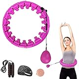 [Freies Verstellen Desgin]Dieser Reifen Hoop kinder hat 24 Knoten,mit einer Magnetschnalle, die sich frei in ihrer eigenen Taillengröße zusammenbauen lassen.Geeignet für Familien,es ist Ihr dünner Körper guter Partner.