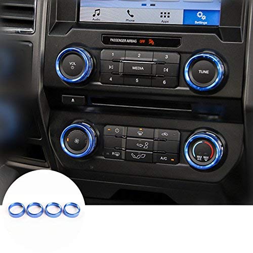 Interior Air Condition knob Trim copertura blu