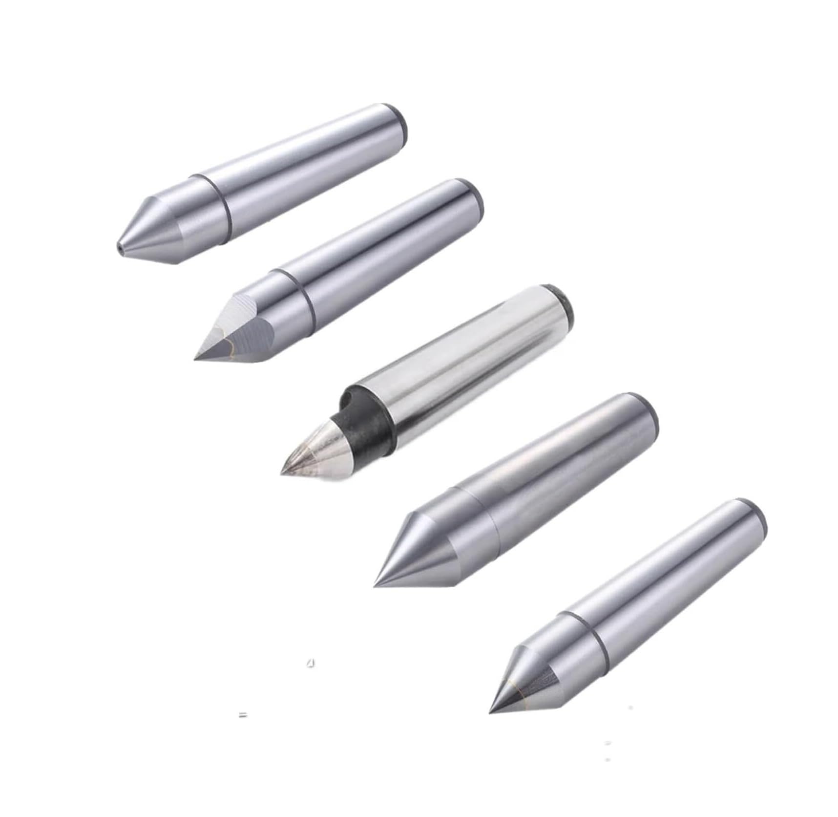 High Precision Fixed Center MT1 MT2 MT3 Lathes - HSS Solid Dead Centre for and High-Speed Lathes,1pcs(MT3 Half Alloy Center)