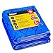 Bikain - Lona Impermeable Exterior - 3x5 Metros - 70g/m2 Reforzada - Argollas Antidesgarro - Toldo 100% Impermeable y 100% Protección UV - Cubretodo Múltiples Usos - 3 Capas Laminado Cruzado