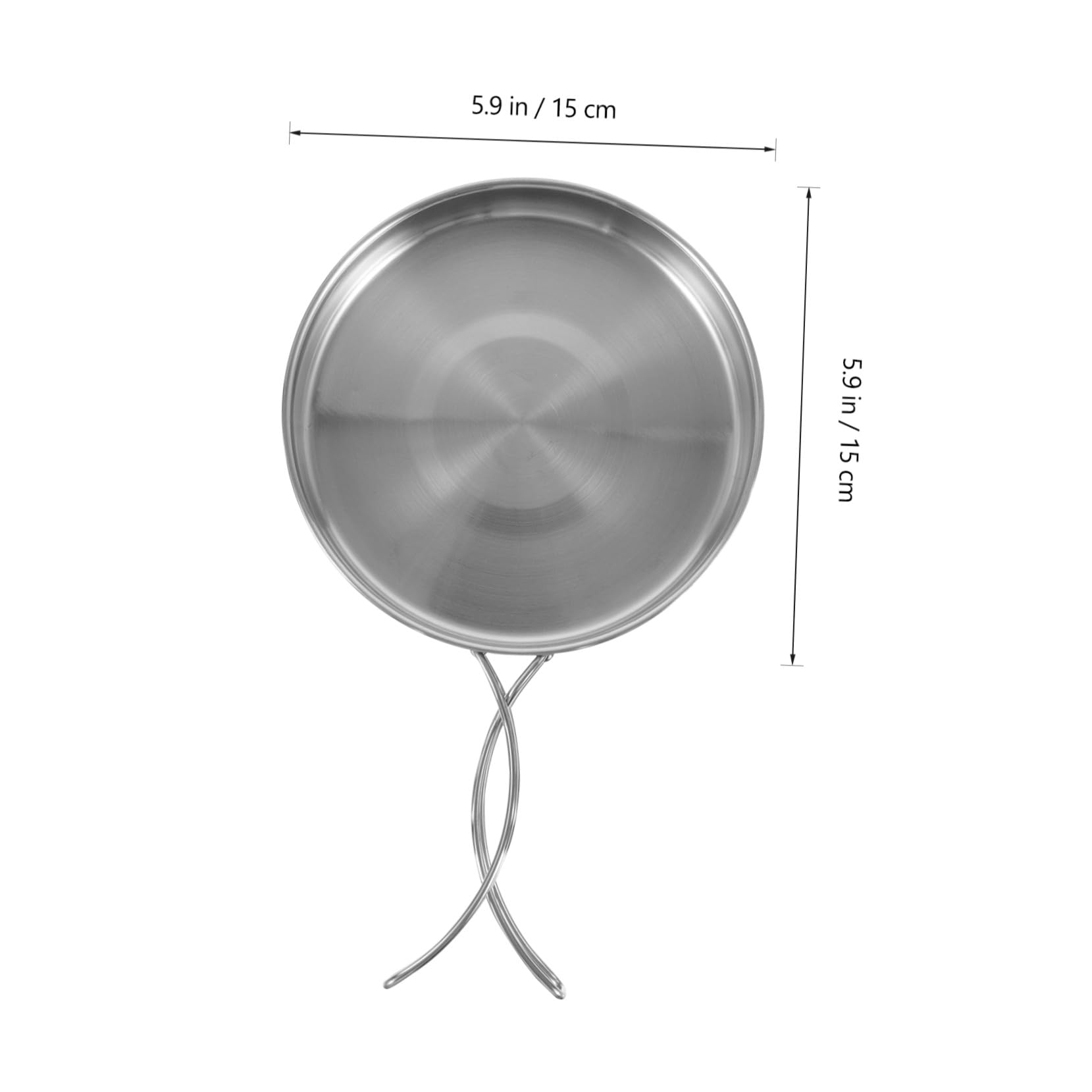 Cabilock Ensemble Cuisine De Camping INOX 8 Pièces, Marmite Et Poêle Pliables, Ustensiles Résistants à La Rouille, Portable pour Pique-niques Randonnée Barbecue en Plein Air