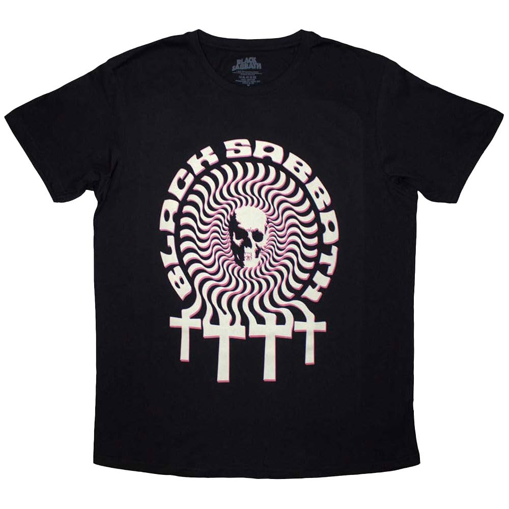 Rock Off officially licensed products Black Sabbath Hypnotic Skull T Shirt XXL
