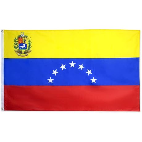 7 Stars Venezuela Flag 1954 Republic of Venezuelan Flags with Brass Grommets...